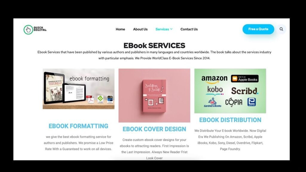 Essential eBook Development Services for Authors