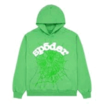 sp5der green hoodie