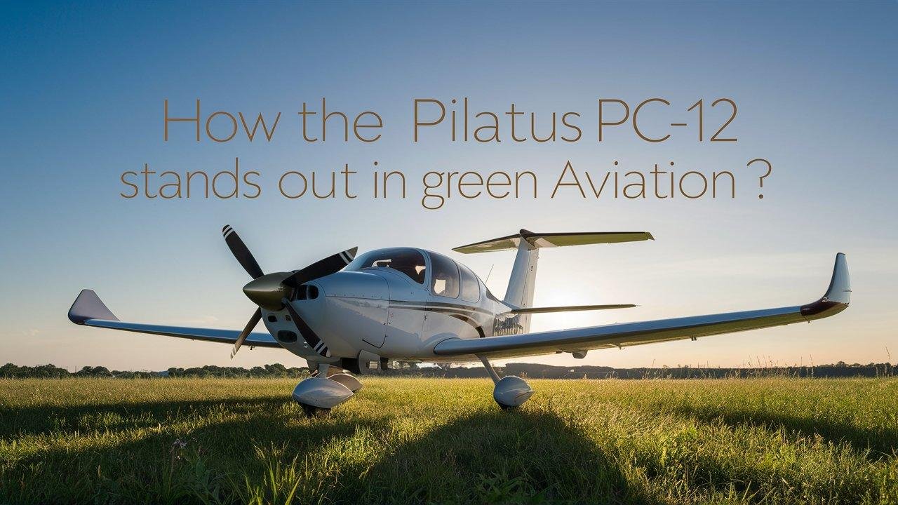 How the Pilatus PC-12 Stands Out in Green Aviation?